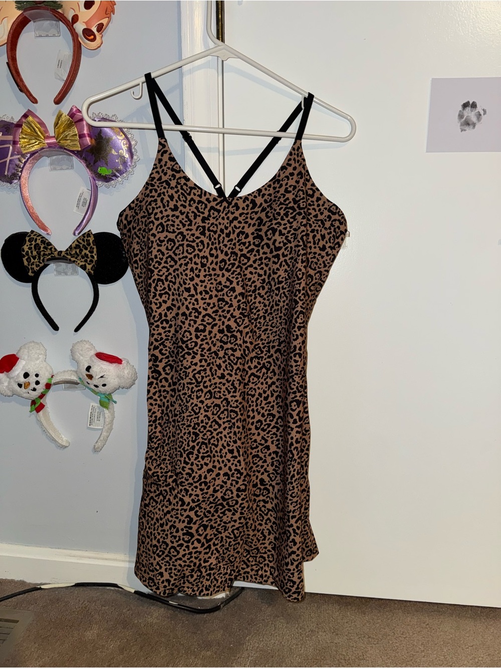 NWT leopard athletic dress